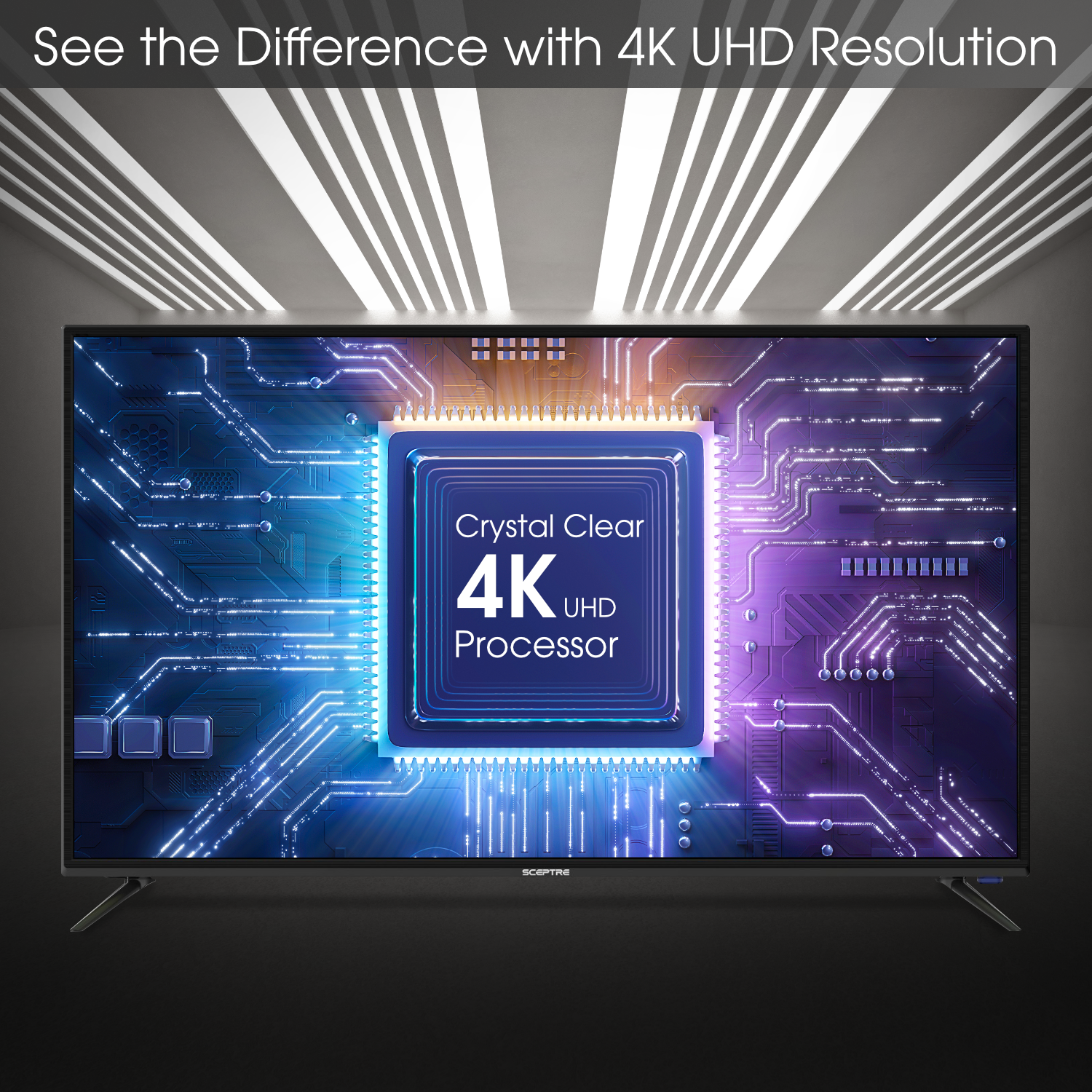 Sceptre 43" Class 4K UHD LED TV HDR U435CV-U - image 5 of 11