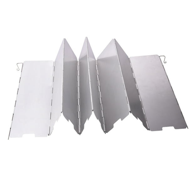 Akoyovwerve 8PCS Outdoor Wind Shield Camping Camping Grills Wind Panels