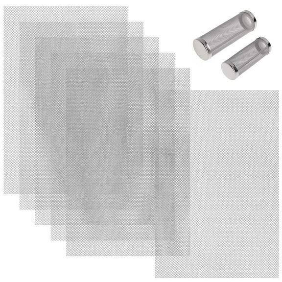 10 pc Aluminum Screen Rectangle White 300x200x0.3mm Hole: 3x4mm