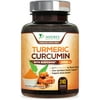 Nature's Nutrition Turmeric Curcumin Max Potency 95% Curcuminoids 1950mg with Bioperine Black Pepper for Best Absorption, Anti-Inflammatory Joint Relief, Turmeric Supplement Pills - 240 Capsules