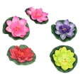 thumbnail image 2 of Loewten Lily Pads,Floating Lily Pad,5pcs Artificial Pond Plants Lightweight Exquisite Soft Thick Durable Attractive Decorative Shooting Props For Pool, 2 of 8