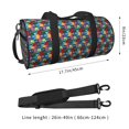 thumbnail image 2 of KLL Funny Owls Duffle Bag For Men Women Sport Gym Fitness Tote Travel Training Workout Basketball Football Weekender, 2 of 6