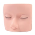 thumbnail image 1 of Cabeza de maniquí para pestañas, extensión de pestañas, portátil, resistente, práctica de maquillaje, para artistas que enseñan extensiones de, 1 of 9