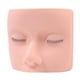thumbnail image 1 of Cabeza de maniquí de pestañas para entrenamiento de maquillaje, resistente y portátil, modelo de cabeza de extensión de pestañas para usuarios, 1 of 9