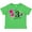 Apple Green, variant on I'm 3 Years Old with Flamingo and Flowers Girls Toddler T-Shirt