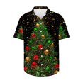 thumbnail image 1 of Camisas de Manga Corta para las Mujeres, Camisa de Botón de Cuello de Vuelta Casual Hecha de 100% Poliéster Ligero para Todo el Uso de Temporada, Camisas de Manga Corta para Hombre, 1 of 7