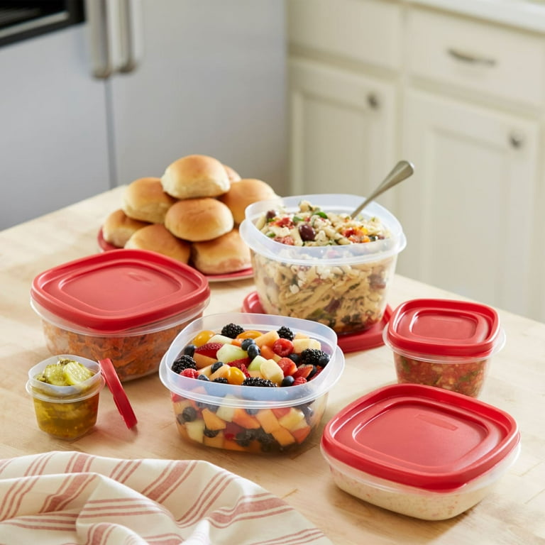Rubbermaid 38-Piece Set, Easy Find Vented Lids Food Storage