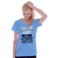 thumbnail image 3 of Best Awesome Crazy Sister Cute Funny Women's T Shirt Ladies Tee Brisco Brands 2X, 3 of 6