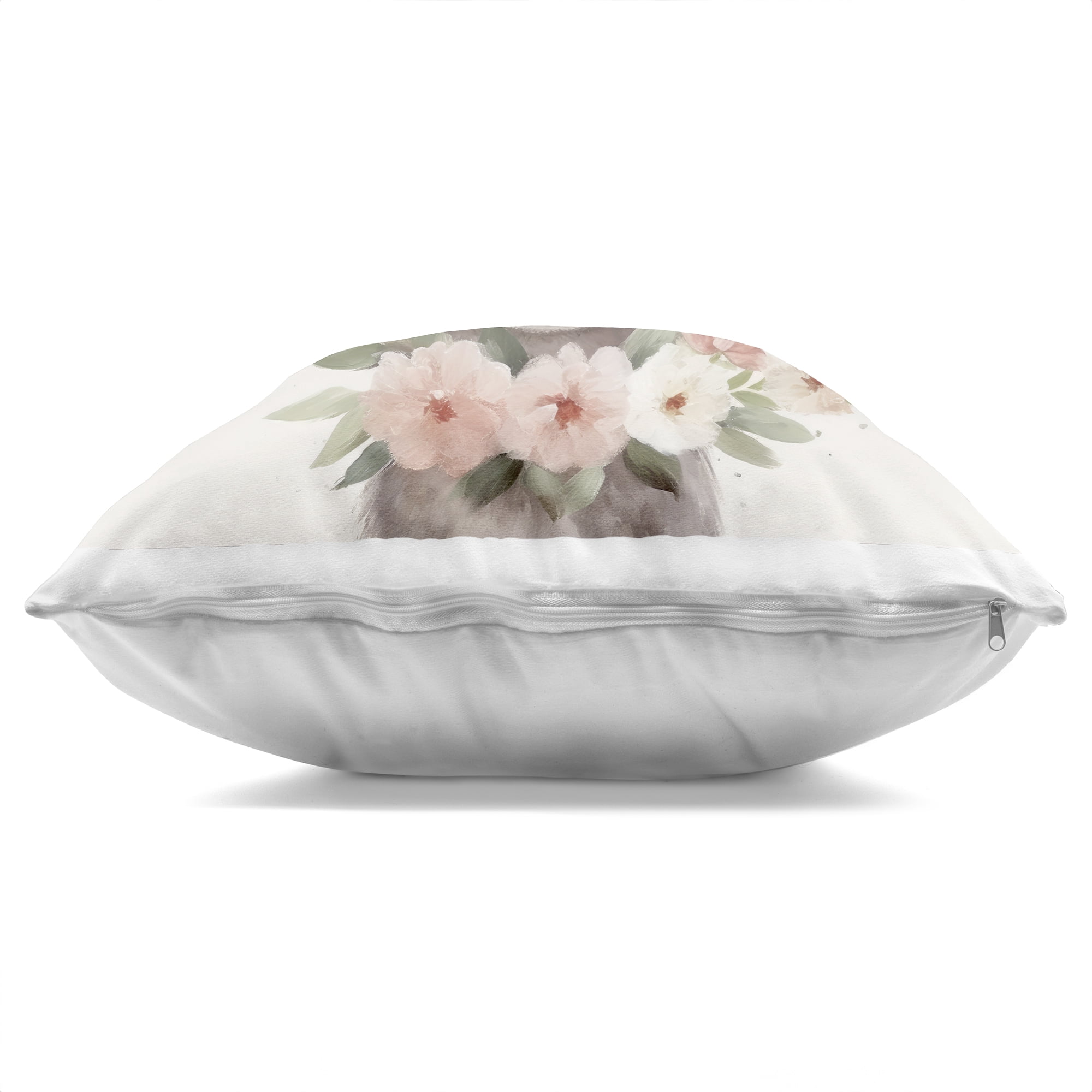 Stupell Industries Girly Floral Rabbit Decorative Printed Throw Pillow, design by Lazar Studio