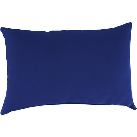 Jordan Manufacturing Indoor/Outdoor Patio Rectangular Toss Pillow, Veranda Cobalt