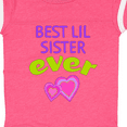 thumbnail image 4 of Inktastic Best Lil Sister Ever Girls Baby Bodysuit, 4 of 5
