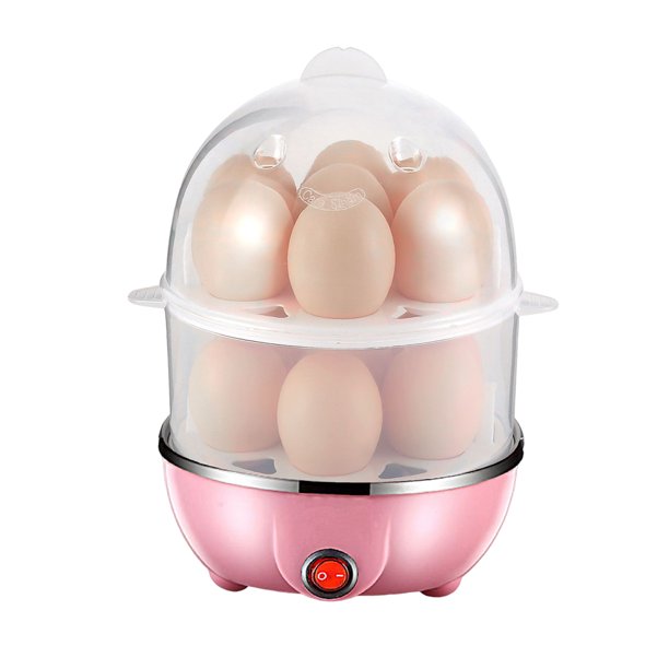 Vaporizador Maíz Automático Hervidor Eléctrico 220 V Cazador Leche 2 Capas () Rosa
