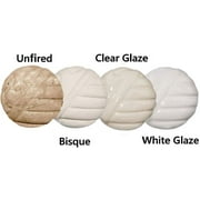 Mid High Fire White Stoneware Clay | Cone 6-10 | Versatile for Wheel Throwing, Hand Building, Sculpting | Suitable for All Skill Levels. 50 lbs