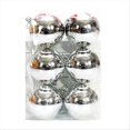 thumbnail image 2 of 8cm 6Pcs Light Christmas Ball Christmas Tree Decorative,Silver, 2 of 5