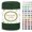 Army Green, variant on Macrame Cord 3mm x 328yards, Colored Rope Yarn Thick Natural Cotton Braided Craft String Supplies for Wall Hanging, Plant Hangers, DIY Crafts, Knitting (Dark Green) Dark Green -