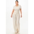 thumbnail image 2 of Textured Polo Top And Pants Set, 2 of 5
