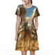 thumbnail image 1 of Disketp Farm Corgi German Shepherd para Vestido de Manga Corta para Mujeres, Vestidos de Verano para Mujeres, Casual y Holgado para la Playa, 1 of 6