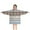 Brown Geometric Striped, variant on Brown Geometric Striped Pattern Blanket Hoodies for Kids 6-13YR Oversize Wearable Blanket Hoodies for Boys Girls Teens