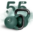 thumbnail image 2 of Yes4All Neoprene Coated & Kettlebell Sets - Hand Weights for Home Gym & Dumbbell Weight Set Training - Dark Green - 55 lbs, 2 of 5