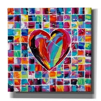 Epic Graffiti 'Hearts of a Different Color II' by Carolee Vitaletti Canvas Wall Art, 37"x37"