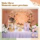 thumbnail image 5 of Soporte para tartas Bokon Crystal Gold Metal, 6 unidades, para bodas, 5 of 6