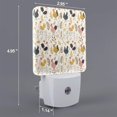 thumbnail image 2 of Rocae Cartoon Chickens for 0.5W Plug in Night Light, Dusk to Dawn, Bright Nightlight Auto-On/Off-EU, 2 of 7