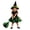 Green#9527, variant on BOOMNY Halloween Toddler Baby Girls Witch Dress Up Funny Hallowmas Party Outfits Sets Playful Stage Performance Clothes Set