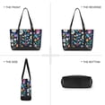 thumbnail image 6 of FORMRS Canvas Laptop Tote Bag for Women with 15.6" Computer Compartments Shoulder Handbag, Bloom Flowers, 6 of 7