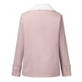 thumbnail image 4 of 50% Off Clear!Fashion Oversize Winter Coats for Women, Women Plus Size Winter Warm Composite Plush Button Lapels Jacket Outwear Coat Deals Gift for Women, 4 of 6