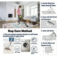 thumbnail image 5 of Marine Anchor Compass Bedroom Area Rug, Nautical Anchor Navy Blue Rugs, with Anti-Slip Backing Washable Indoor Carpet Decor 4ft x 8ft, 5 of 6