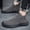 Grey, variant on Casual Attire (Unisex) &  High-Top Boots - Slip-On Outdoor Casual Shoes with Low-Cut Tube , Men's Rubber Sole & Cushioned Insole - All-Terrain Traction for,