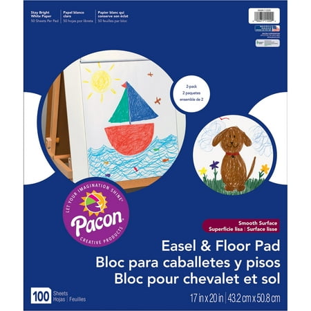 - Pacon® Easel Pad & Floor Pad, Unruled, 17