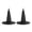 2PCS, variant on Battery Operated Witch Hat Light Hanging Decoration - Black Witch Hats with Lights DIY Floating Witch Hats with Creepy Cloth, Hanging Witch Hats Decorations for Halloween Porch Tree Party Decorations