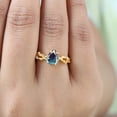 thumbnail image 6 of SHREENATHJEWELRY 7x5MM / 2Ct Alexandrite Engagement Ring- CZ Diamond Twig Proposal Ring Alternatine Fine Women Statement Jewelry Birthaday Gift For Wife Color Change Stone Ring, 6 of 7