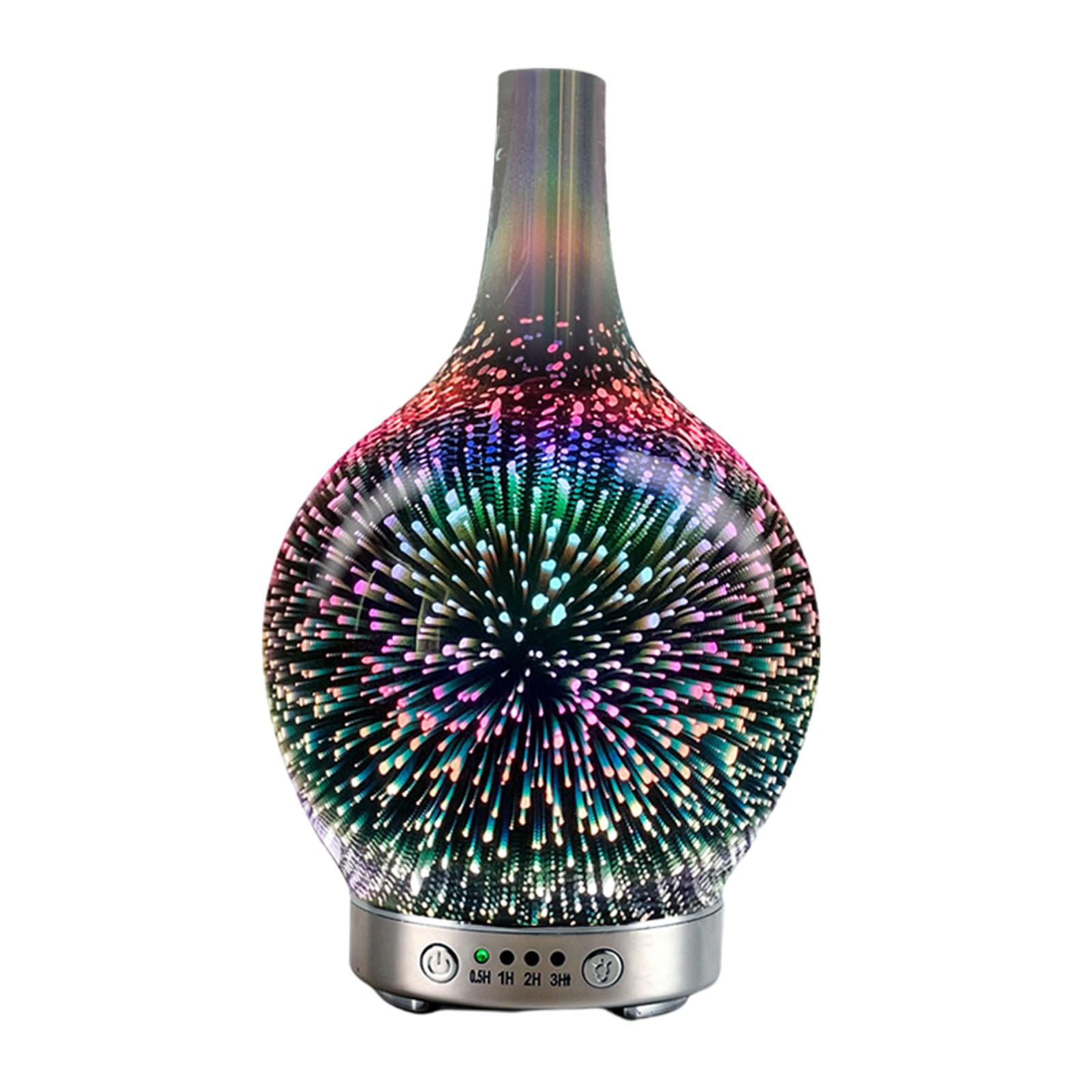 Home Essential Oil Diffuser 3D Firework Glass Aroma Diffuser Ultrasonic Hu B2Q2 
