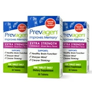 Prevagen Improves Memory - Extra Strength 20mg, 30 Chewables |Mixed Berry-3 Pack| with Apoaequorin & Vitamin D | Brain Supplement for Better Brain Health, Supports Healthy Brain Function