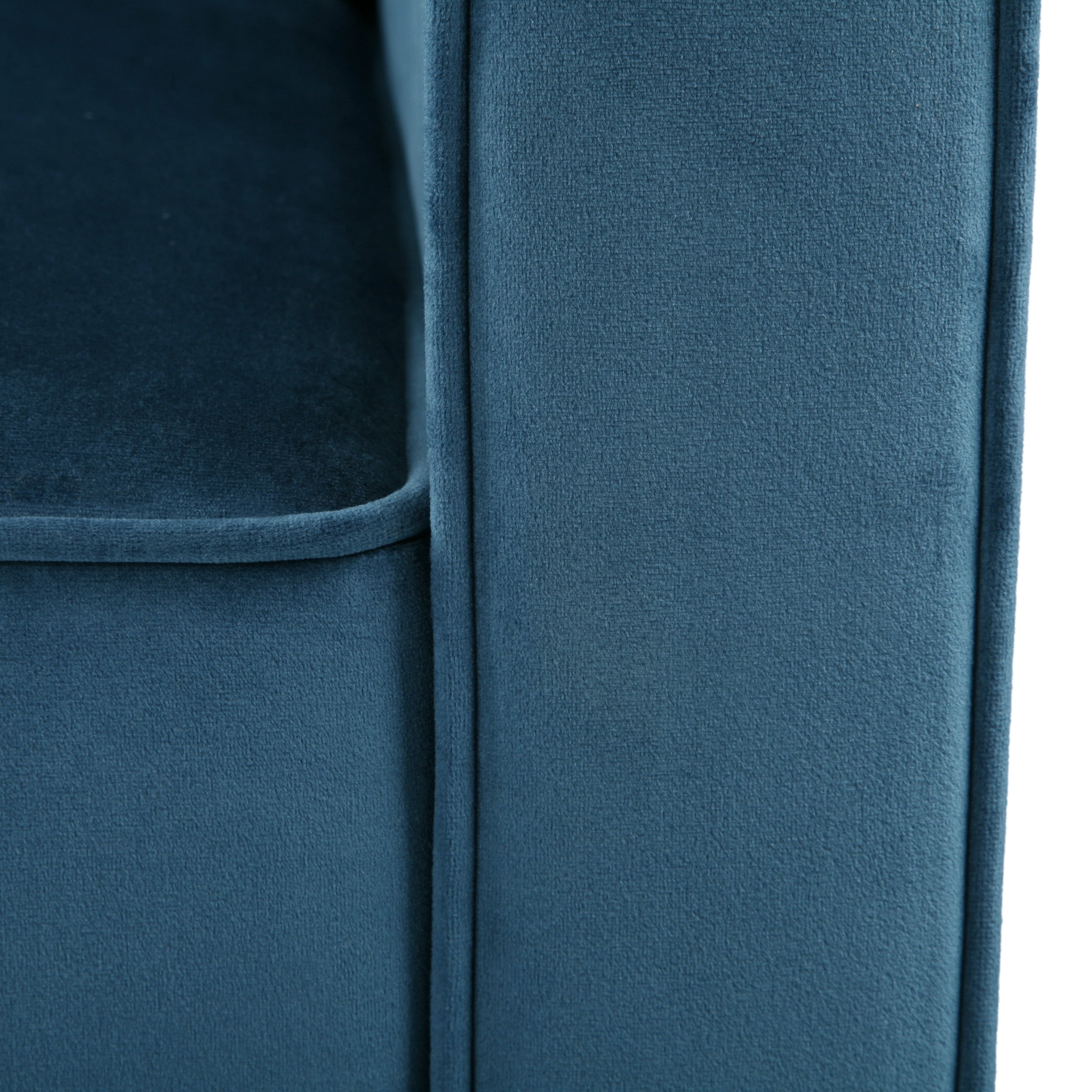 Noble House Milo Velvet Club Chair, Blue