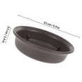 thumbnail image 2 of LITINKIMI 2pcs Flowerpot Base Grey Plastic Floor Protection for Outdoor Gardening, 2 of 8