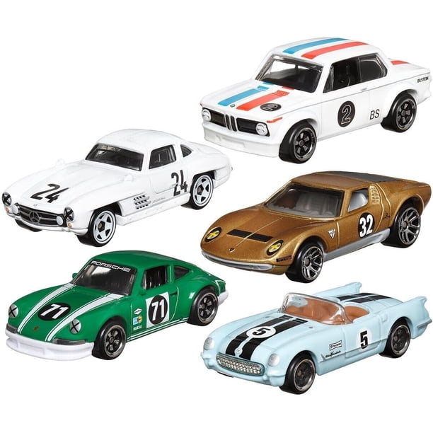 Hot Wheels 2024 Vintage Racing Club Set, Classic BMW & PORSCHE