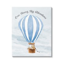 Stupell Industries Beary Big Adventure Balloon Animals & Insects Painting Gallery Wrapped Canvas Art Print Wall Art, 16 x 20