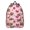 Football Cherry Pink, variant on Football Icon Blue Pattern Backpack for School, Cute School Bag with Adjustable Shoulder Straps and Padded Back, 15.7"x11.8"x5.5"