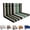 Green Stripe, variant on Outdoor Loveseat Cushions, Fade-Resistant Patio Bench Cushion with Backrest, Lounge Seat back Pads 48*42*3.5in