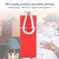 thumbnail image 3 of Mini Portable Pocket Ashtray, Portable Mini Ashtray Keychain Moderate Capacity Easy To Clean  for  for Outdoor Black,Red,Gold,Pink,Silver, 3 of 7