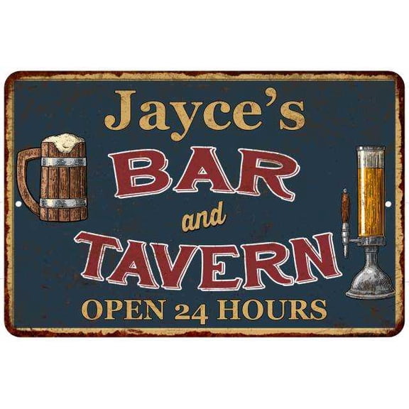 Jayce's Green Bar & Tavern Rustic Sign Decor 8x12 108120047316