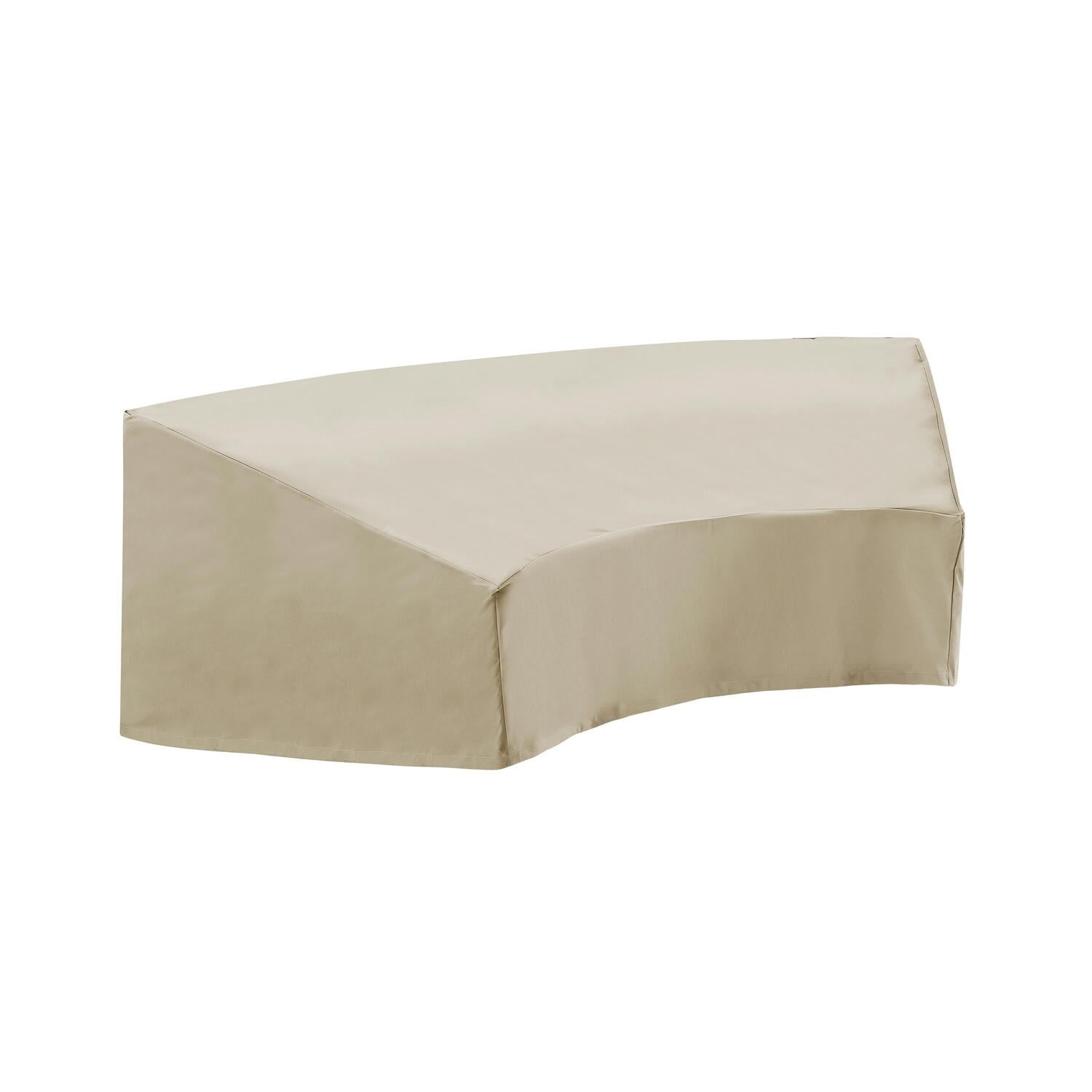 Outdoor Sectional Sofa Cover - Waterproof Patio Furniture Protector - Custom Fitted, Tan