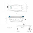 thumbnail image 5 of Whirlpool Bathtub 71″ X 35.5″ double pump with heater – Privilege, 5 of 5