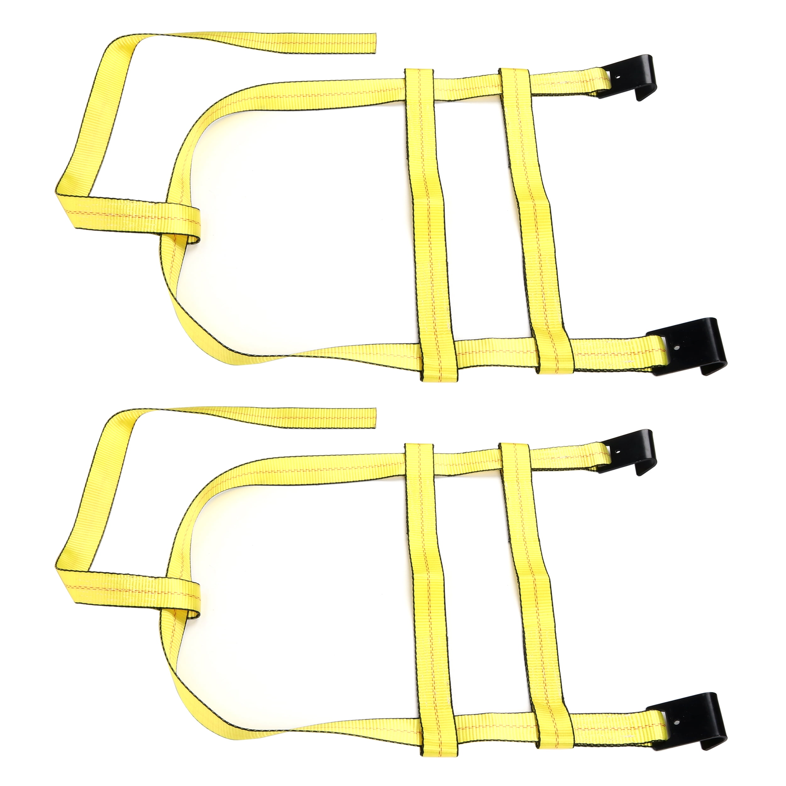 ECCPP (2X) Tow Dolly Basket Strap Adjustable with Flat Hooks