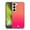 Peach Pink, variant on Head Case Designs Neon Rain Ombre Pink Orange Soft Gel Case Compatible with Samsung Galaxy S21 Ultra 5G