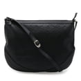 thumbnail image 2 of Pre-Owned GUCCI GG denim shoulder bag, handbag, leather, black, 272380, 2 of 8