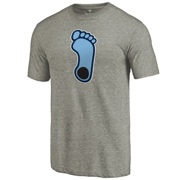 Men's Gray North Carolina Tar Heels Auxiliary Logo Tri-Blend T-Shirt